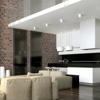 Spot LED en saillie Spectrum CHLOE GU10, Tube Blanc Doré, IP20, 250V, corps en aluminium, plafonnier intérieur