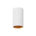 Spot LED en saillie Spectrum CHLOE GU10, Tube Blanc Doré, IP20, 250V, corps en aluminium, plafonnier intérieur