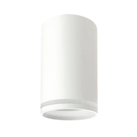 Spectrum CHLOE Mini Ring plafonnier en saillie GU10 230V IP20 Aluminium blanc Ø55x107mm