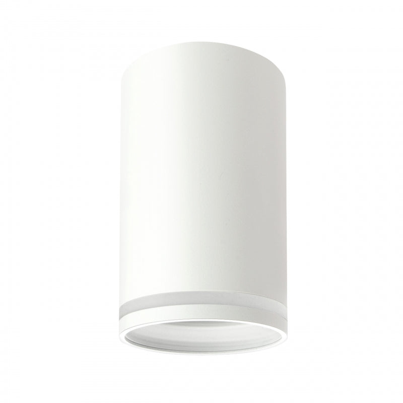 Spectrum CHLOE Mini Ring plafonnier en saillie GU10 230V IP20 Aluminium blanc Ø55x107mm