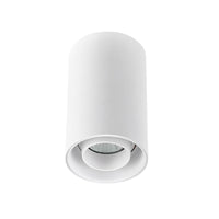 Spectrum CHLOE Spot GU10 LED Plafonnier en saillie IP20 Blanc Orientable 50° Montage plafond 250V Aluminium