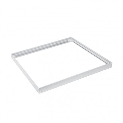 Cadre Spectrum pour luminaire ALGINE 620x620mm en saillie, aluminium et plastique, profil mince 43mm