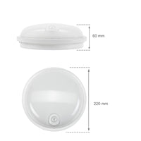 Plafonnier LED Spectrum 20W IP54 230V 4000K blanc neutre rond avec détecteur PIR 2300 lumens Blanc