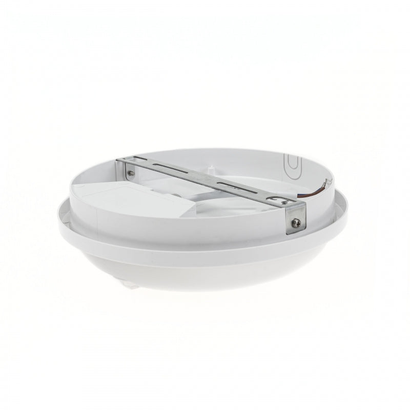 Plafonnier LED Spectrum 20W IP54 230V 4000K blanc neutre rond avec détecteur PIR 2300 lumens Blanc
