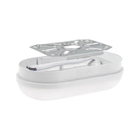 Plafonnier ovale LED Spectrum 8W IP54 230V 4000K Blanc Neutre 820 lumens Boîtier en polycarbonate