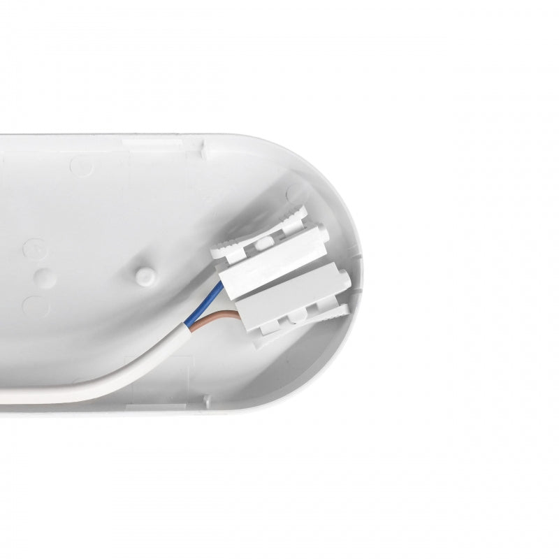 Plafonnier ovale LED Spectrum 8W IP54 230V 4000K Blanc Neutre 820 lumens Boîtier en polycarbonate