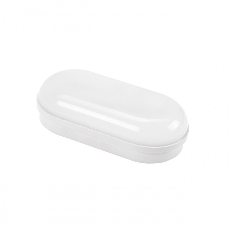 Plafonnier ovale LED Spectrum 8W IP54 230V 4000K Blanc Neutre 820 lumens Boîtier en polycarbonate