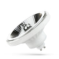 Spectrum LED AR111 GU10 230V 12W 3000K Blanc chaud 1050 lumens 45° Boîtier blanc Garantie 5 ans