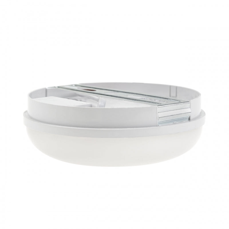 Plafonnier LED Spectrum 8W 230V 4000K IP54 IK10 rond blanc neutre montage en surface 940 lumens