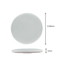 Plafonnier LED Spectrum 32W 6000K 230V IP54 rond Blanc Noir 3450 lumens faisceau 115° montage en surface