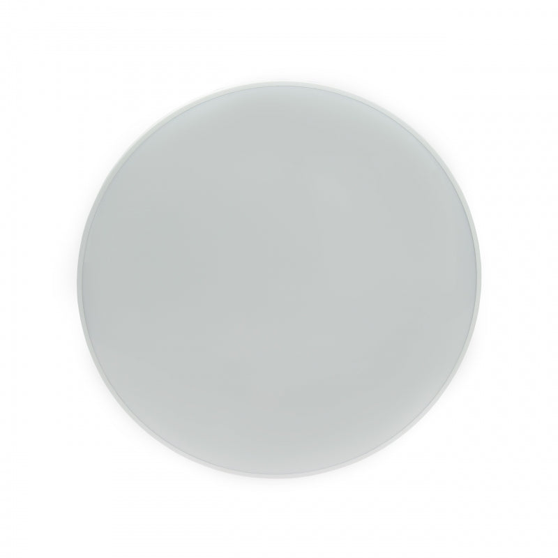 Plafonnier LED Spectrum 32W 6000K 230V IP54 rond Blanc Noir 3450 lumens faisceau 115° montage en surface