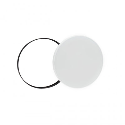 Spectrum LED plafondlamp 32W 6000K 230V IP54 rond Wit Zwart 3450 lumen 115° bundel opbouw