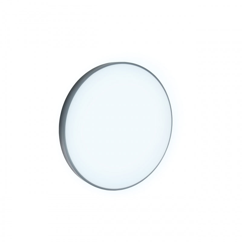 Plafonnier LED Spectrum Nymphea 24W 6000K 230V IP54 2850 lumens Ø320mm Blanc Noir rond