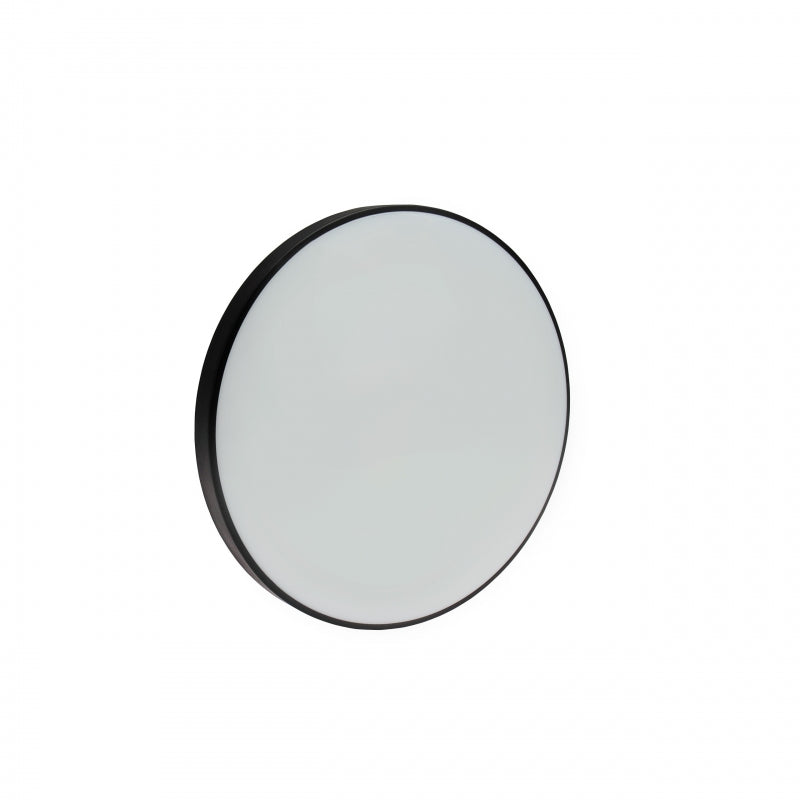 Plafonnier LED Spectrum Nymphea 24W 6000K 230V IP54 2850 lumens Ø320mm Blanc Noir rond
