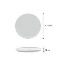 Plafonnier LED Spectrum Nymphea 24W 6000K 230V IP54 2850 lumens Ø320mm Blanc Noir rond