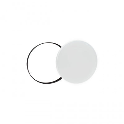 Plafonnier LED Spectrum Nymphea 24W 6000K 230V IP54 2850 lumens Ø320mm Blanc Noir rond