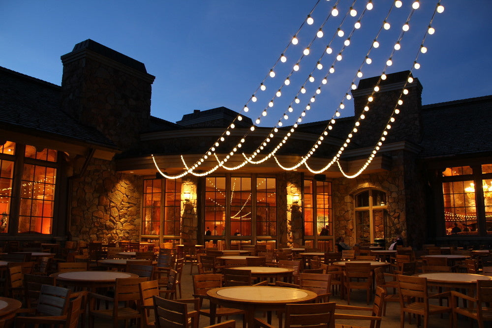 Guirlande lumineuse LED Spectrum 5m avec 10x douilles E27, 220-240V, IP20, 3000K, CE RoHS, garantie 5 ans