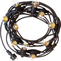 Guirlande lumineuse LED Spectrum 5m avec 10x douilles E27, éclairage décoratif extérieur, ampoules LED en option