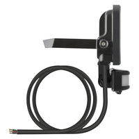 Projecteur LED Spectrum avec détecteur Noir 10W 1100 lumens 3000K IP65 large faisceau éclairage extérieur