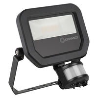 Projecteur LED Spectrum avec détecteur Noir 10W 1100 lumens 3000K IP65 large faisceau éclairage extérieur