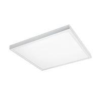 Cadre Spectrum LED pour luminaire en saillie ALGINE 600x600, boîtier en aluminium blanc