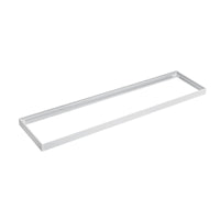 Spectrum LED frame voor opbouw ALGINE armatuur 300x1200mm, Wit aluminium polycarbonaat constructie
