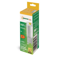 Ampoule LED G9 Spectrum 230V 2.5W 4000K Blanc Neutre 200 lumens céramique non dimmable éclairage intérieur