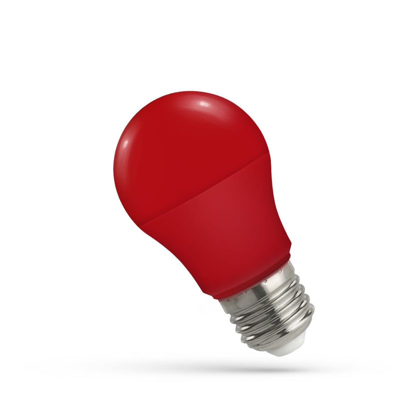 Spectrum LED GLS A50 lamp E27 230V 4.9W Rood 270° bundel niet dimbaar 17000u levensduur
