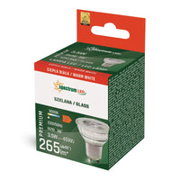 Spectrum LED GU10 230V 4W 3000K Warm Wit 315 lumen 38° Glas Spot Niet-Dimbaar