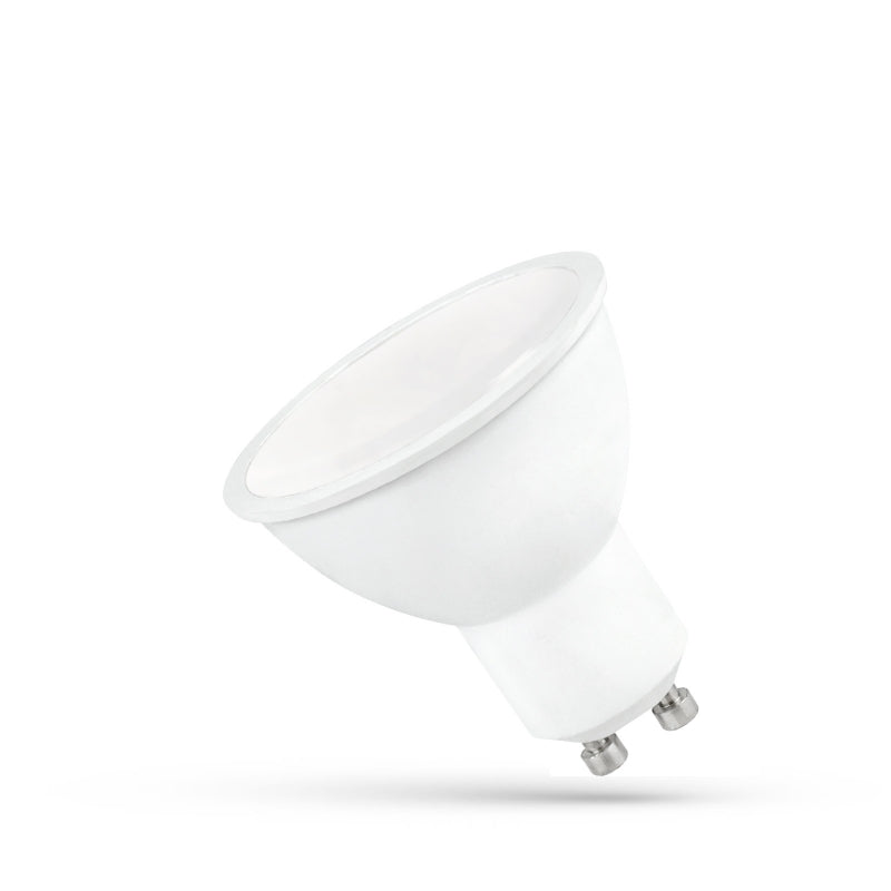 Spectrum LED GU10 230V 6W 3000K Warm Wit lamp, 500 lumen, 120° bundel, CRI 80, niet dimbaar