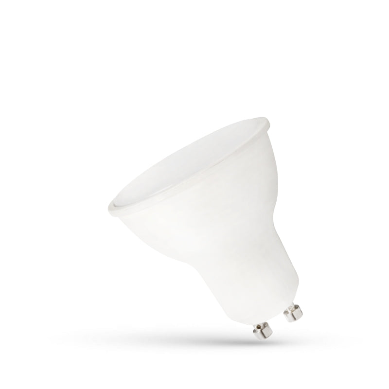 Spectrum LED GU10 230V 7.5W Warm Wit 3000K 710 lumen 120° stralingshoek niet-dimbaar met melkglas kap