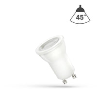 LED GU10 - Ø35mm - 2W remplace 20W - 3000K lumière blanche chaude