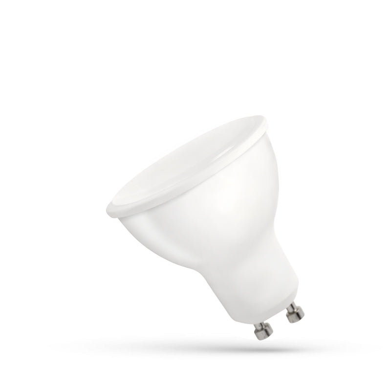 Spectrum LED GU10 lamp 230V 4W 6000K Koud Wit 320 lumen niet dimbaar met melkglas kap