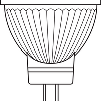 Spot LED Réflecteur Spectrum GU4 MR11 2.8W 2700K 184 lumens 36D Gradable remplace 20W
