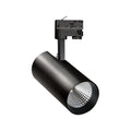 Projecteur sur rail LED Spectrum 27W 230V 4000K 3780 lumens CRI 80 Faisceau 60° IP20 Noir 3-Phases