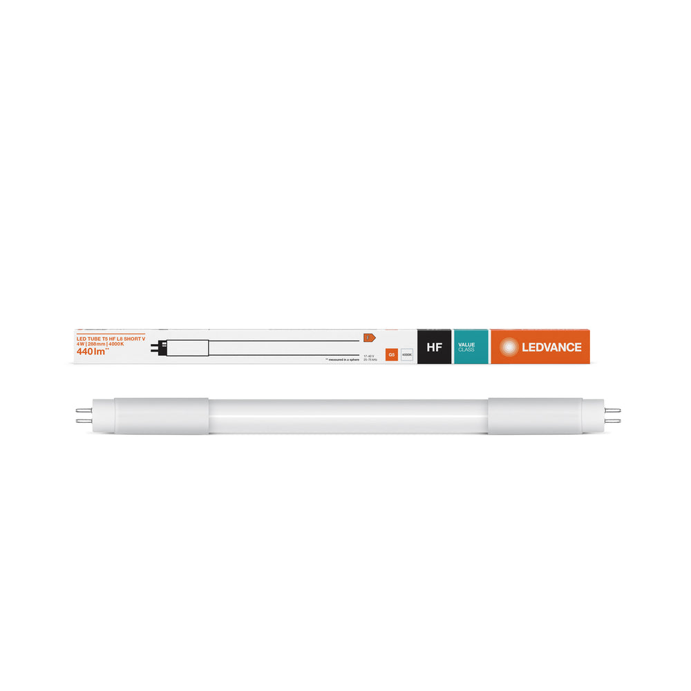 Tube LED Spectrum T5 Haute Efficacité 4W 4000K 400 lumens 29cm Blanc Froid remplace 8W