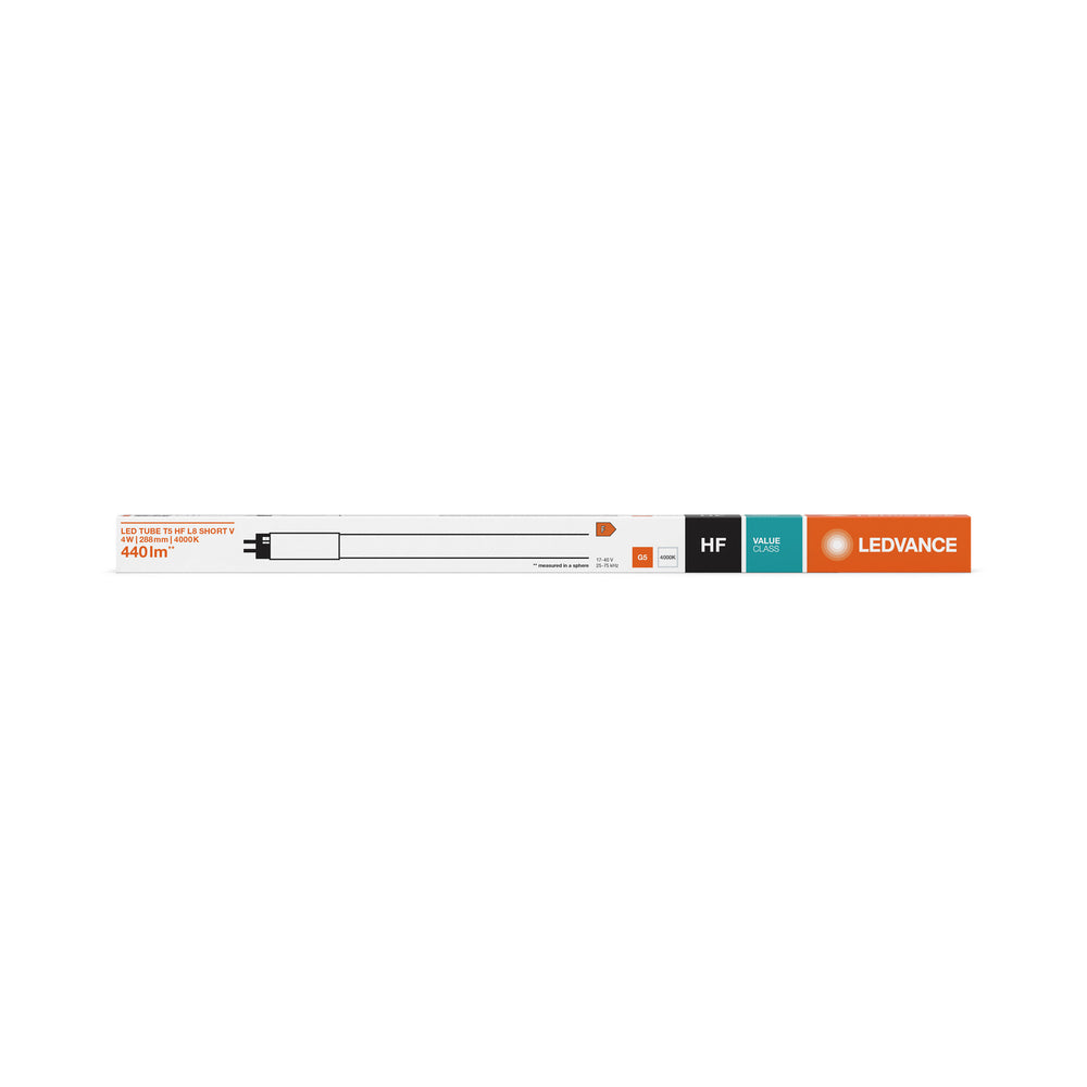 Tube LED Spectrum T5 Haute Efficacité 4W 4000K 400 lumens 29cm Blanc Froid remplace 8W