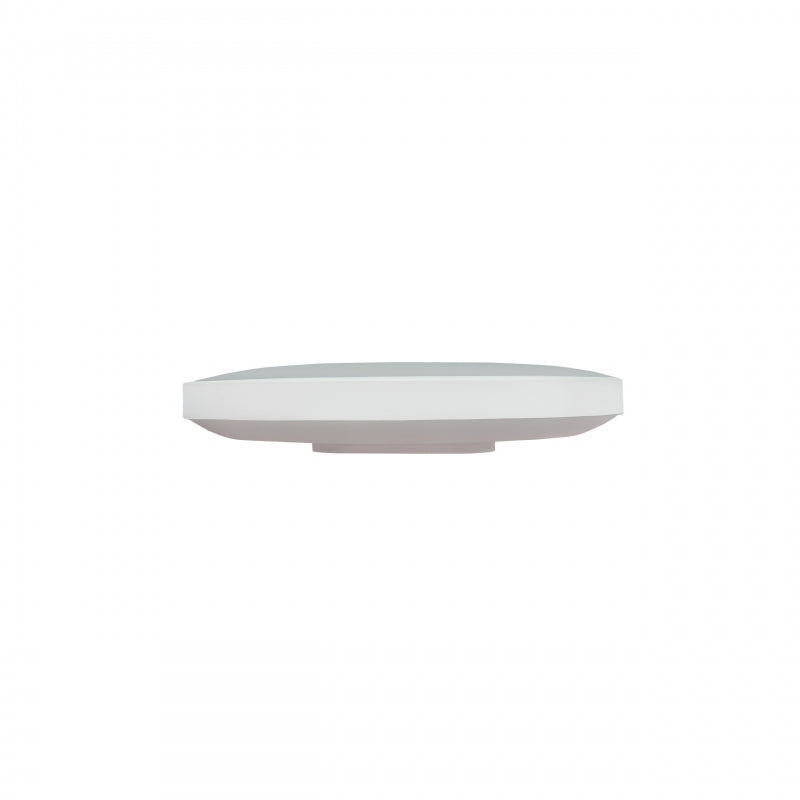 Plafonnier LED Spectrum NYMPHEA 18W 3000K 230V IP54 rond Blanc Noir 1950 lumens 115° montage en saillie