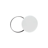 Plafonnier LED Spectrum NYMPHEA 18W 3000K 230V IP54 rond Blanc Noir 1950 lumens 115° montage en saillie