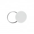Plafonnier LED Spectrum NYMPHEA 18W 3000K 230V IP54 rond Blanc Noir 1950 lumens 115° montage en saillie