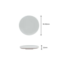 Plafonnier LED Spectrum NYMPHEA 18W 3000K 230V IP54 rond Blanc Noir 1950 lumens 115° montage en saillie