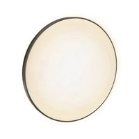 Spectrum NYMPHEA LED plafondlamp 32W 3000K 2200 lumen IP54 Wit Zwart rond 380mm opbouw