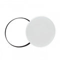 Plafonnier LED Spectrum NYMPHEA 40W 6000K 5300 lumens 230V IP54 Blanc Noir rond en saillie