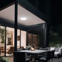 Spectrum NYMPHEA PROXI PIR Plafonnier LED 18W 4000K 2000 lumens IP54 Rond Blanc 230V