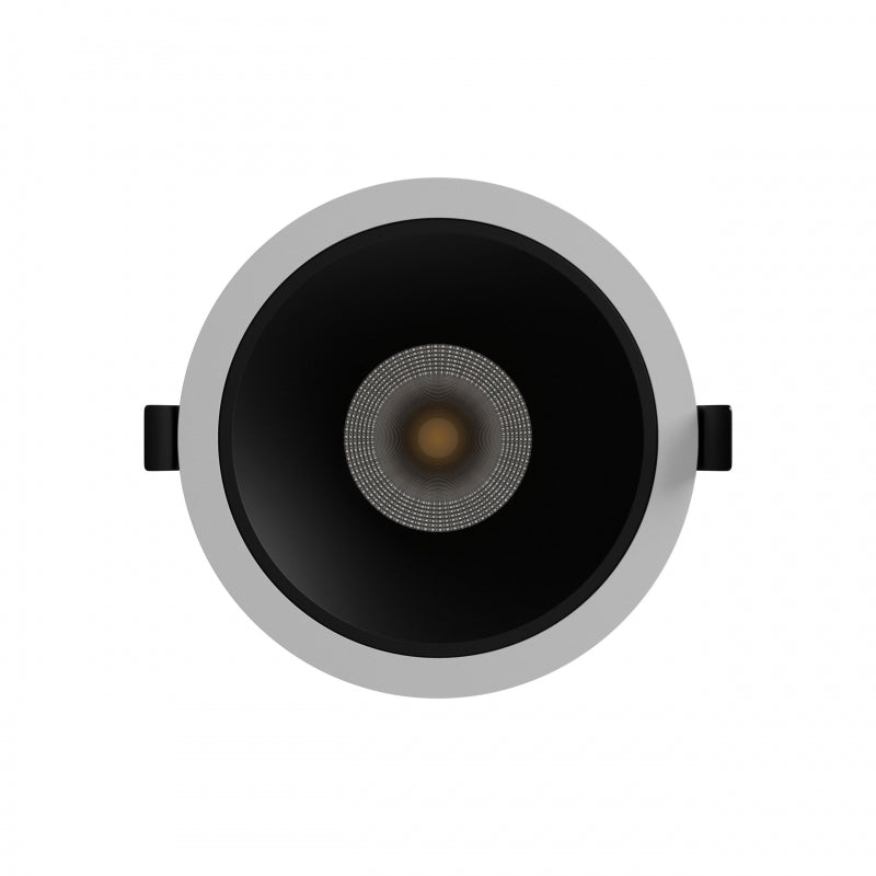 Spectrum ORBITO Downlight LED 14-27W 4000K 230V IP44 CRI 90 UGR<19 Rond Blanc Réflecteur Noir Encastré