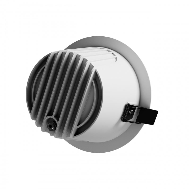 Spectrum ORBITO Downlight LED 14-27W 4000K 230V IP44 CRI 90 UGR<19 Rond Blanc Réflecteur Noir Encastré