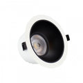 Spectrum ORBITO Downlight LED 14-27W 4000K 230V IP44 CRI 90 UGR<19 Rond Blanc Réflecteur Noir Encastré