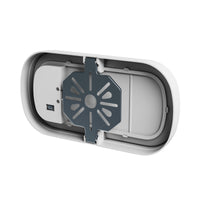 Spectrum PASTILO Applique ovale en saillie LED 15W, CCT 230V, 1800 lumens, faisceau 120°, IP54 IK10, Blanc