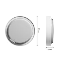 Spectrum PASTILO 15W Plafonnier LED CCT 230V 1800 lumens 120° IP54 IK10 Rond Blanc 221x47mm
