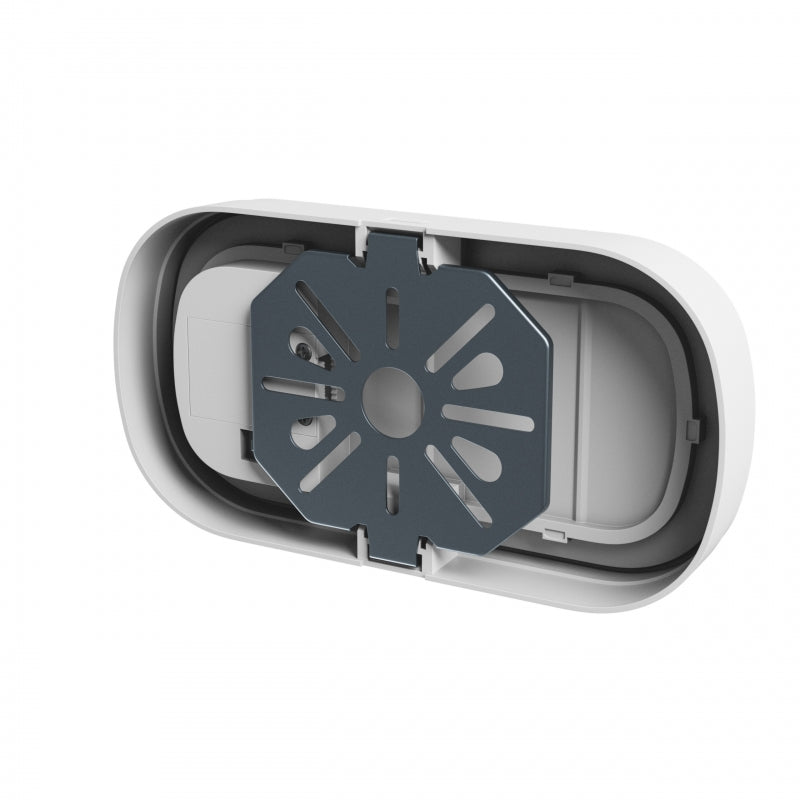 Spectrum PASTILO LED Applique Ovale en Saillie 10W CCT 230V 120° IP54 IK10 Boîtier Blanc pour Utilisation Intérieure et Extérieure